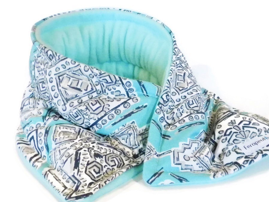 Heat Pack Pad Neck Wrap Hot Cold Microwave Heating Pad, Rice Bag, Unscented