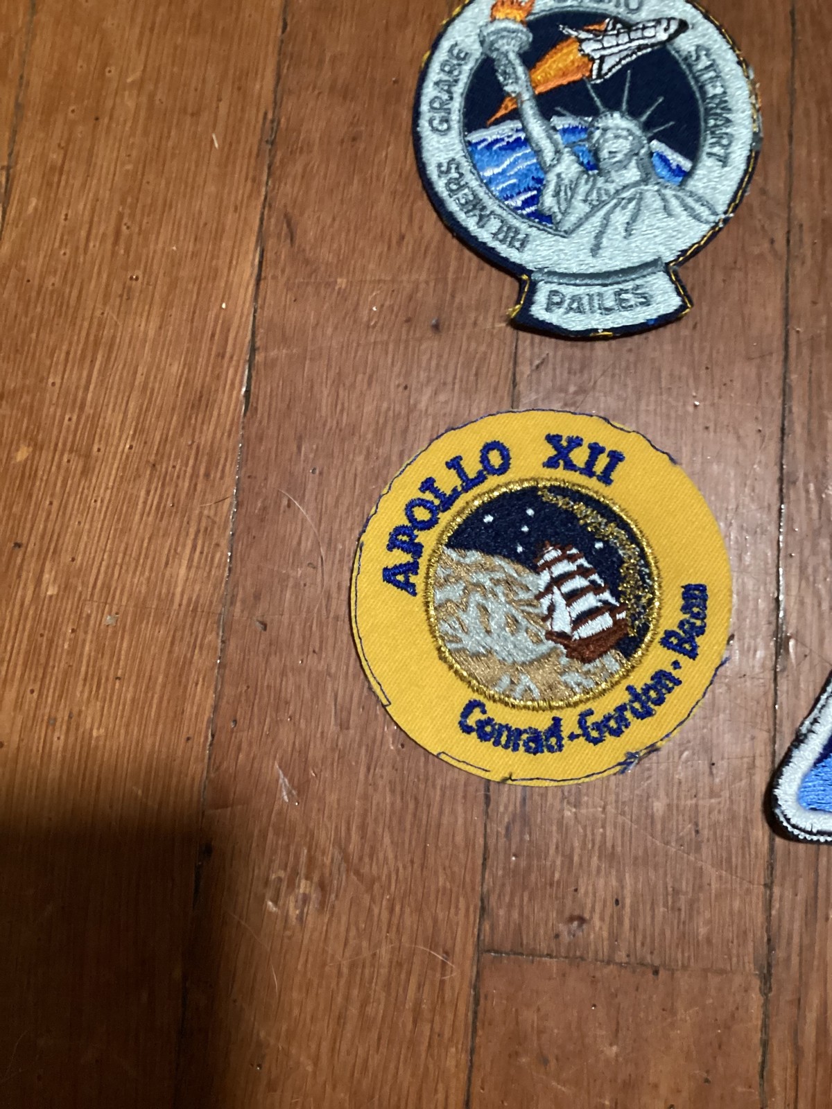 Vintage NASA Apollo Shuttle Mission Space Program Patch Lot Apollo XII Discovery