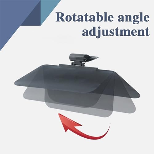 Car Sun Visor Extender, Sun Blocker, Clip on Car Windshield Visor 2PCS
