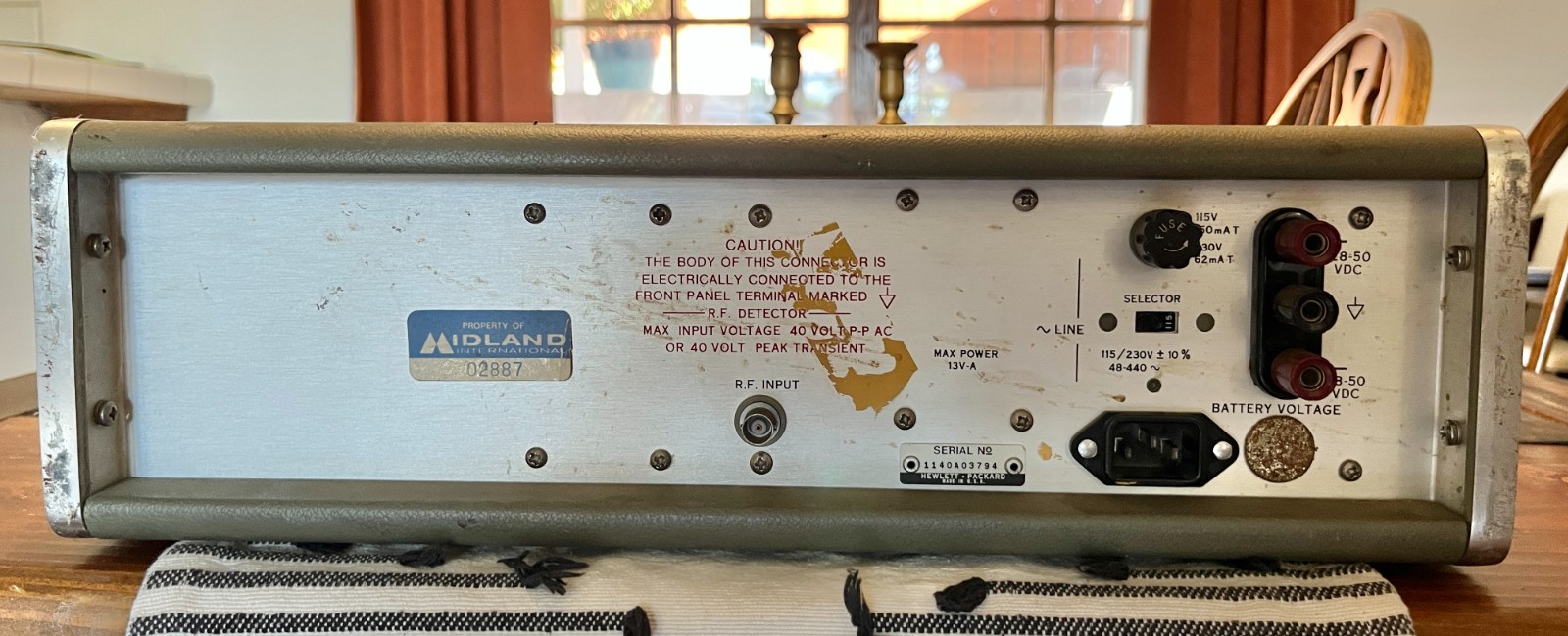 Hewlett Packard HP 334A - Distortion Analyzer - For Parts Only, Untested