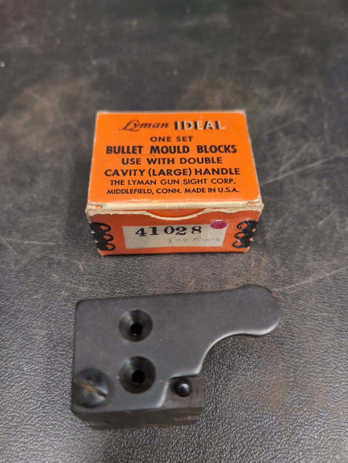 LYMAN 41028 41 CAL MOULD 2 CAVITY BULLET MOLD RELOADING