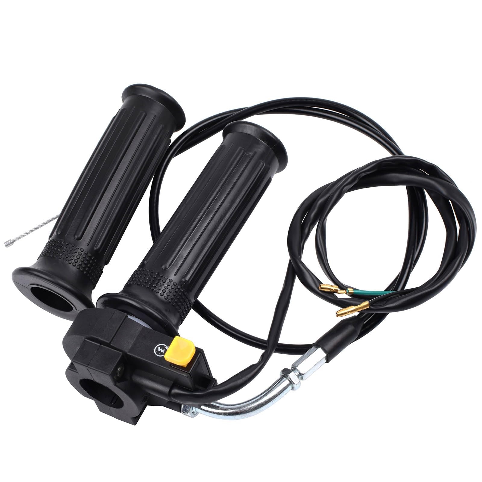 Twist Throttle Handle Grip Assembly and 36 Cable with Kill Switch Set for 7/8