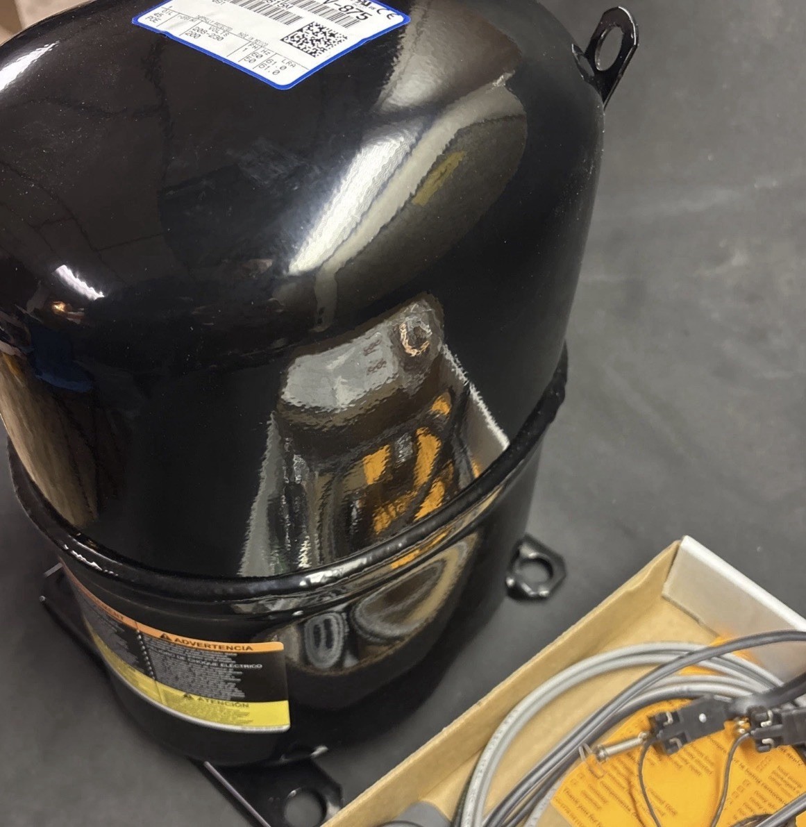Copeland CR24K6E-PFV-875 Hermetic Compressor A/C R22 24K 45/130 MT R22 New HMD0