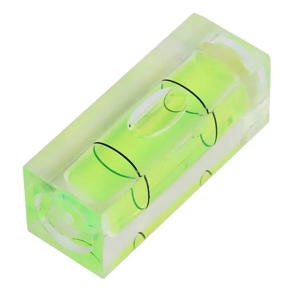 5Pcs Mini Spirit Square Bubble Level Protractor Precision Level Cylinder Leve