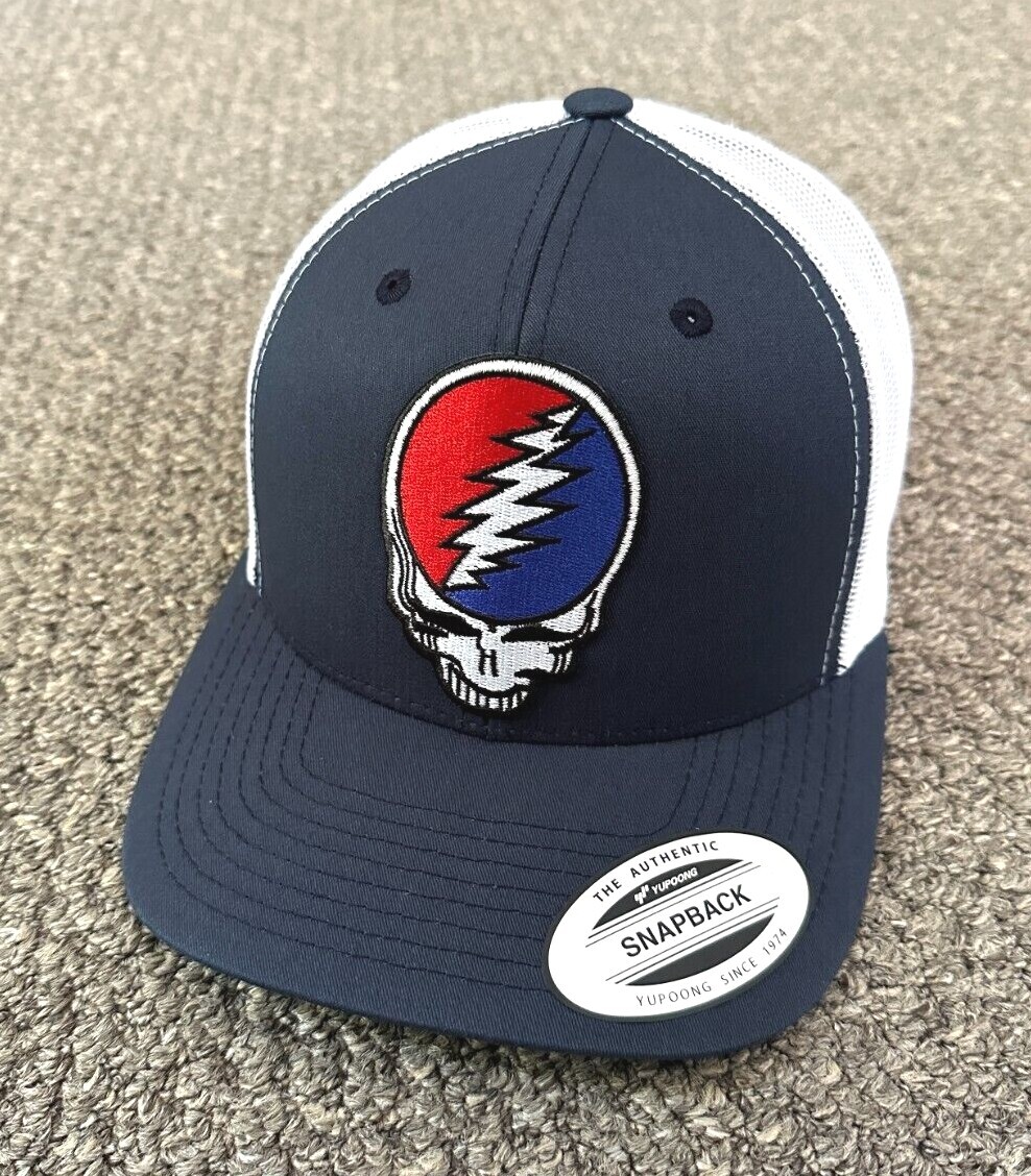 Grateful Dead Hat Steal Your Face SnapBack Stealie Trucker Cap