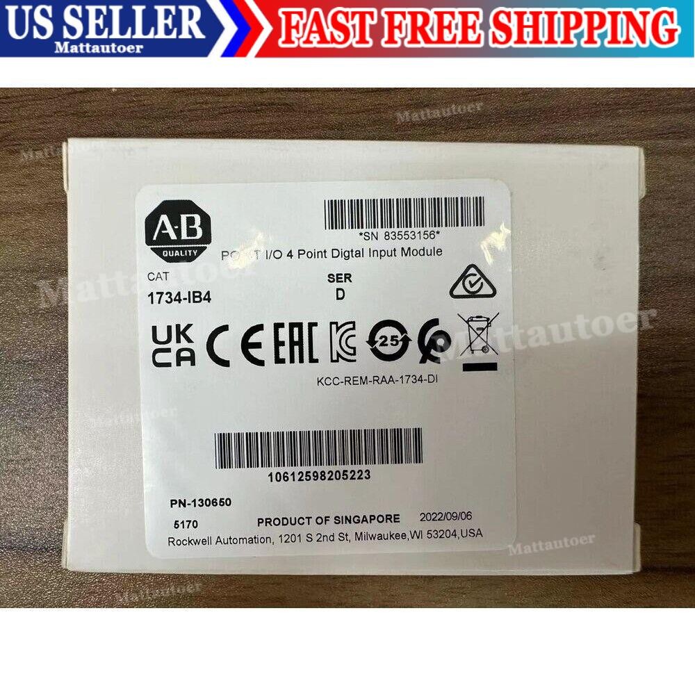 1734-IB4 NEW AB1734IB4 POINT I/O 4 Point Digital Input Module USA