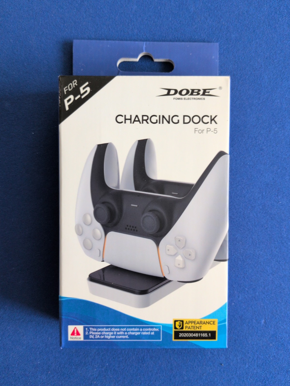 Dobe Dual PS5 Controller Fast Charging Dock, Compact and Lightweight PlayStation