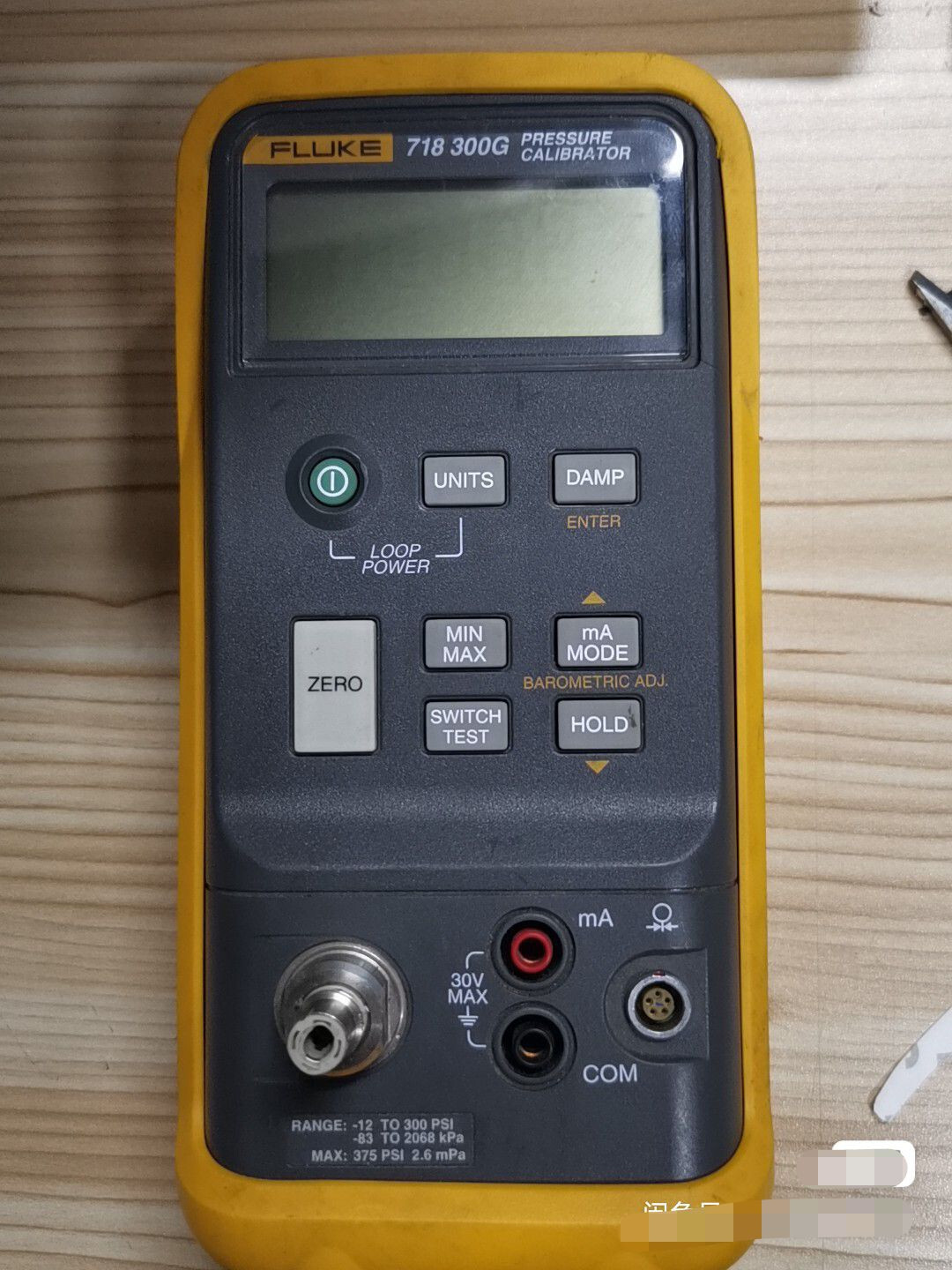 Fluke 718 300G Pressure Calibrator USED-YB