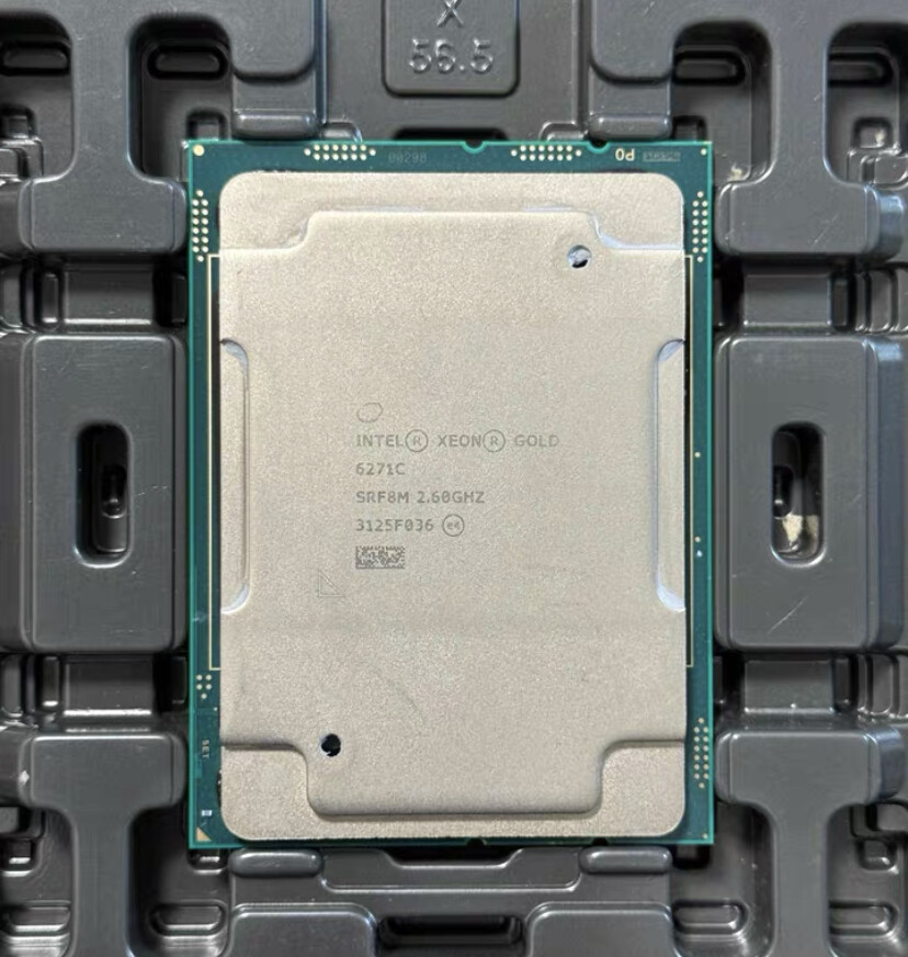 Intel XEON Gold 6271C 24 cores 48 threads 2.6GHZ lga3647 CPU.