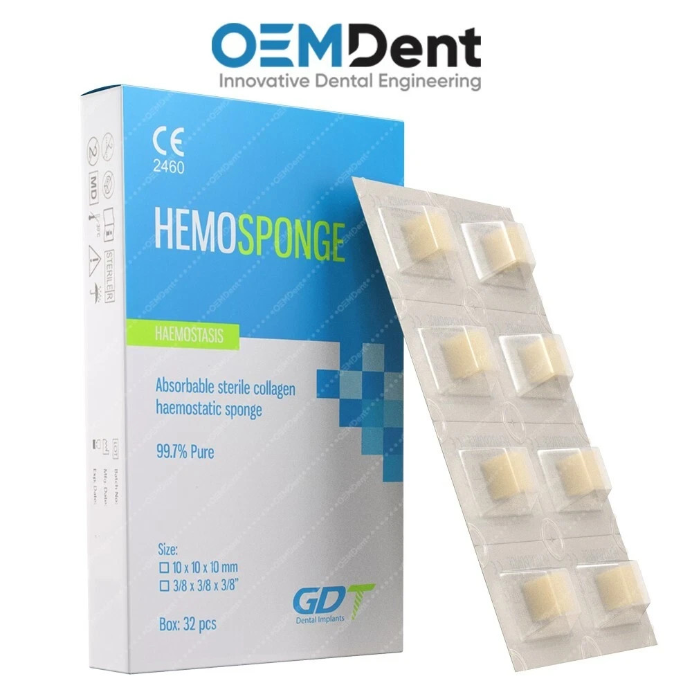GDT Hemosponge Absorbable Dental Haemostatic Gelatin Sponge Gelfoam