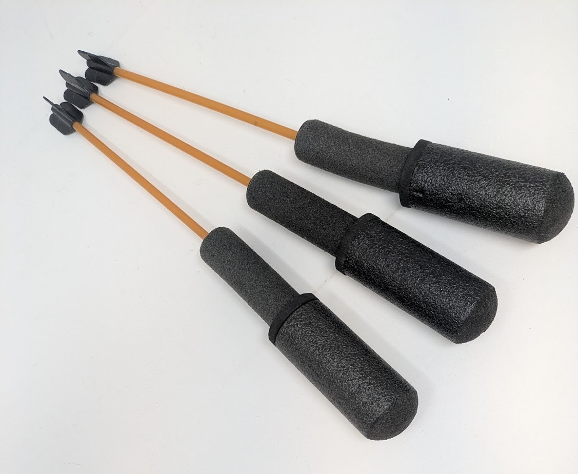 Lord of the Rings LOTR Crossbow Lot of 3 Nerf BOLTS - ARROWS Only: Toy