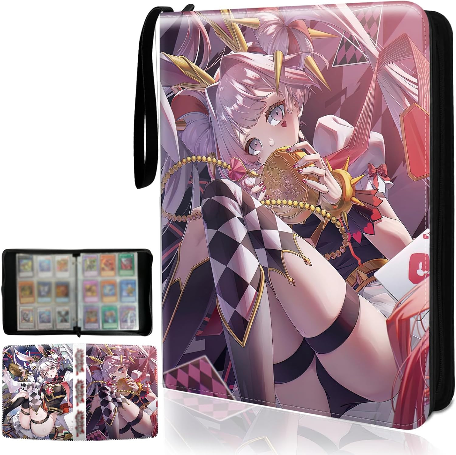 Trading Card Binder, Fits 900 Cards Collector Album Holder, with 40 Removable Sl