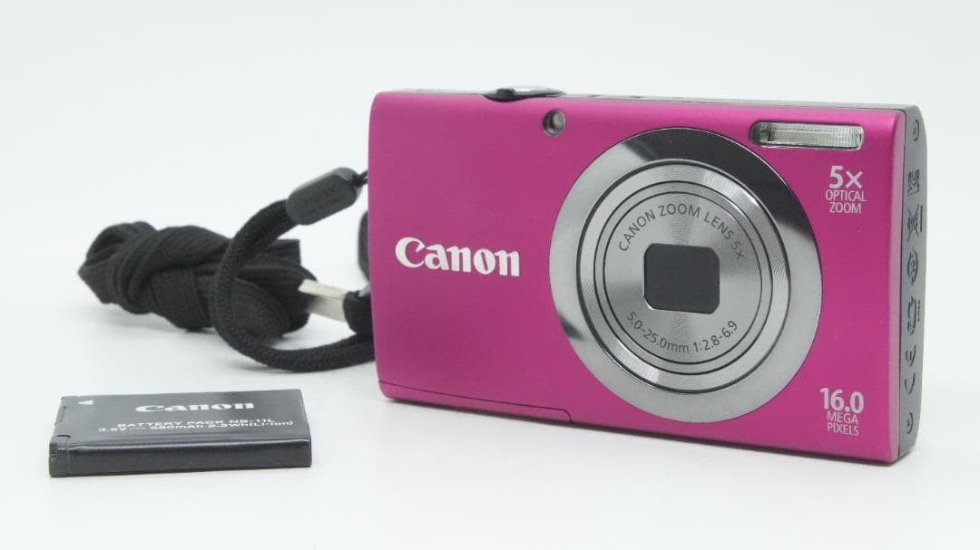 Canon Powershot A2300 Pink Compact Digital Camera Tested Working Japan