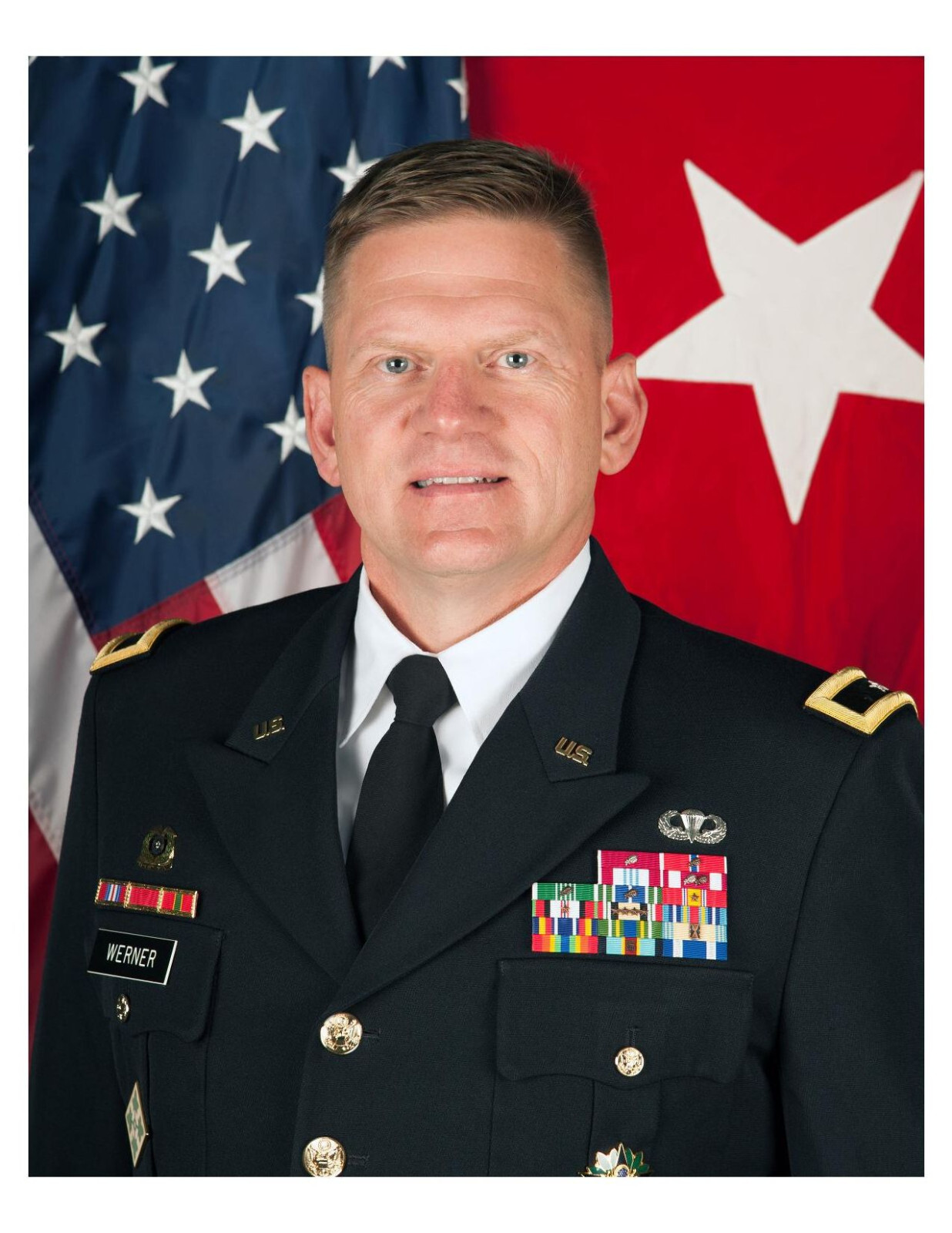 United States Army General Darren L. Werner 8x10 Photo On 8.5" x 11"