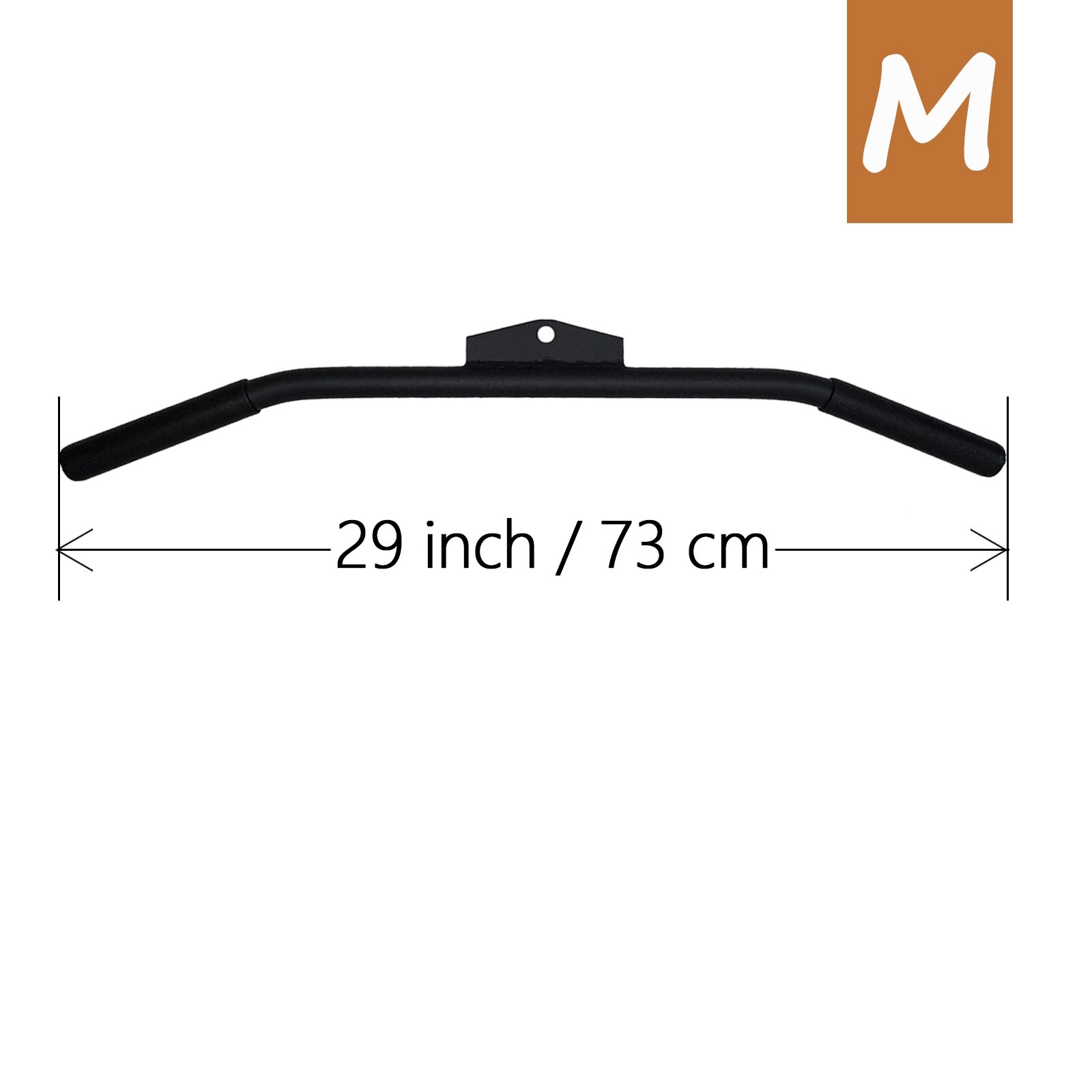 2D Style Cable Machine Lat Pulldown Attachments Wide Grip Bar Handle F Home Gym