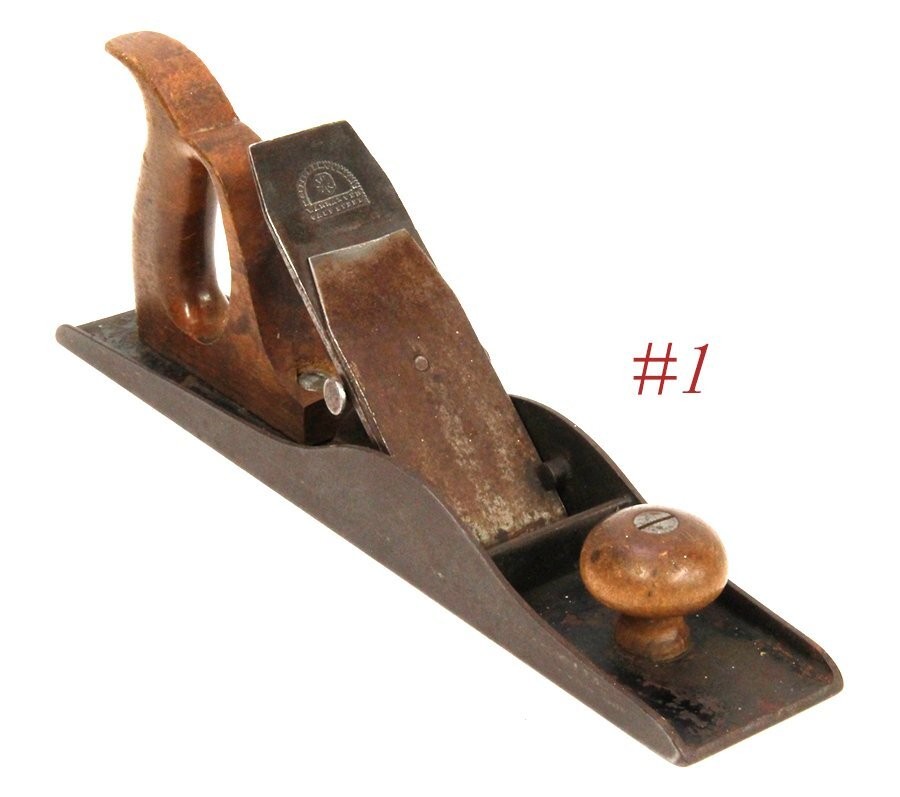 rare LL DAVIS PATENTED patent metallic woodworking carpenter plane tool