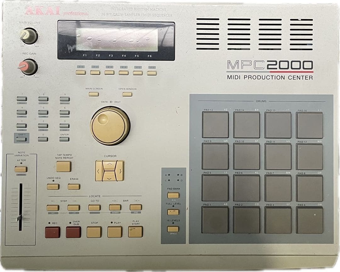AKAI Sampling Machine MPC2000 MIDI Production Center Sampler