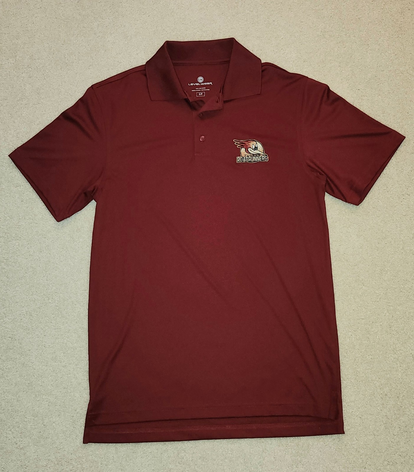 Tucson Roadrunners Arizona Coyotes AHL NHL LevelWear Red S Hockey Polo