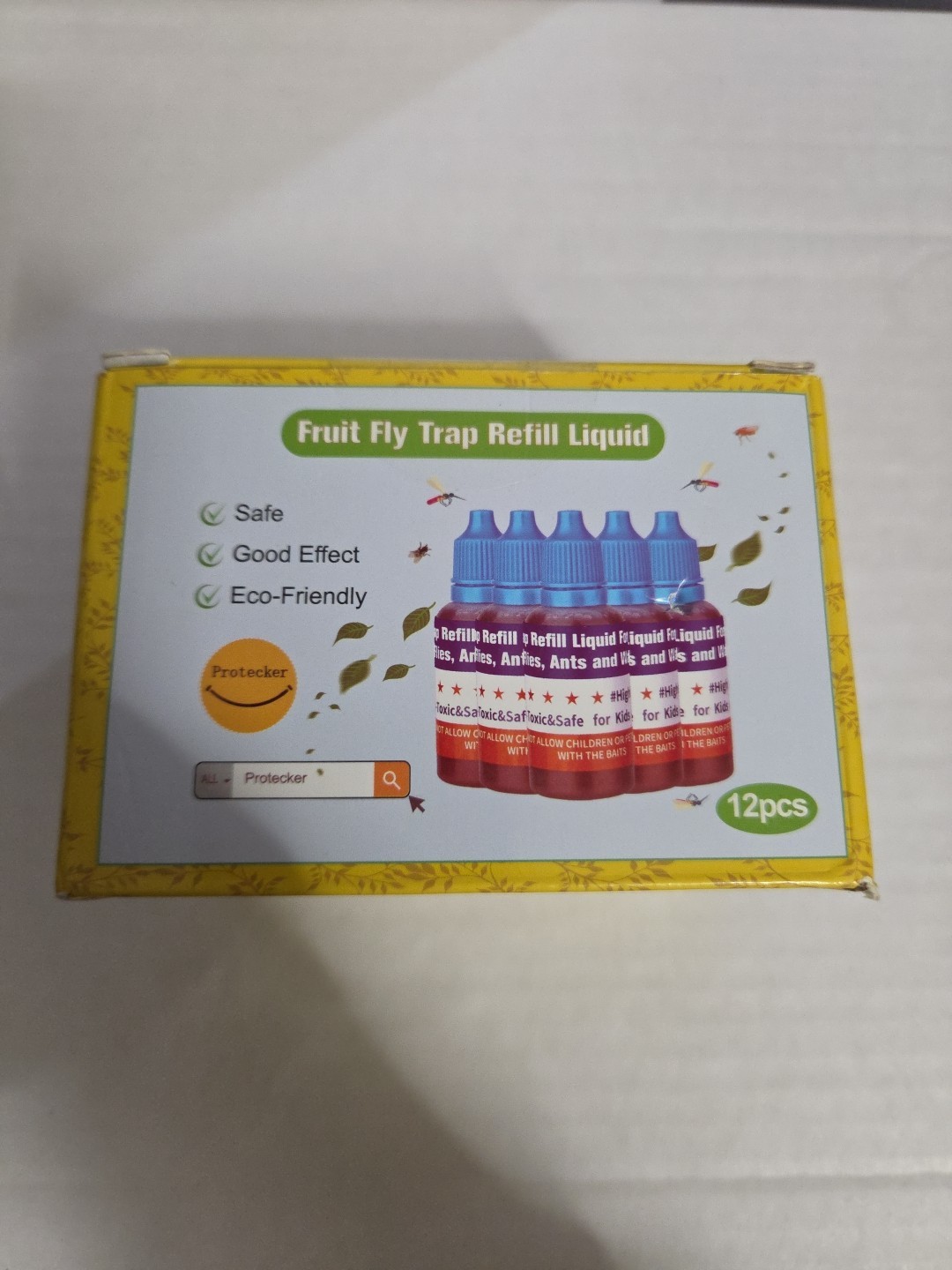 Pestvanish Fruit Fly Trap Refills Liquid Only 12 Pack New