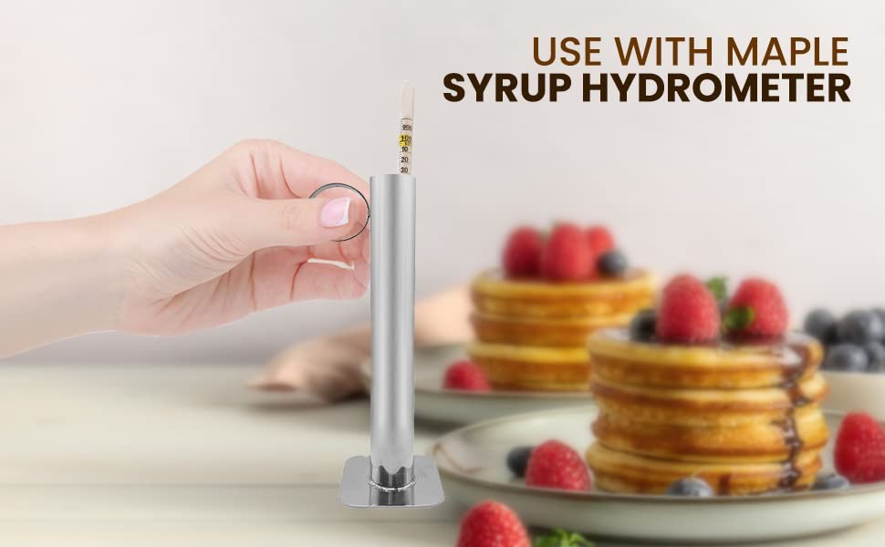 Maple Syrup Hydrometer Test Cup - 8 Inch Tree Tapping Cup...
