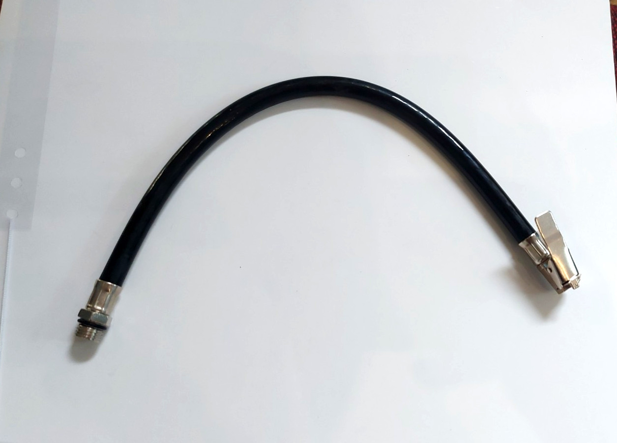 Air Tyre Inflator Pressure Car Auto Tire Hose Pump Gauge Hose Connector