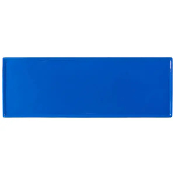TableCraft CW2107CBL Rectangular Full Size Cooling Serving Tray - Cobalt Blue