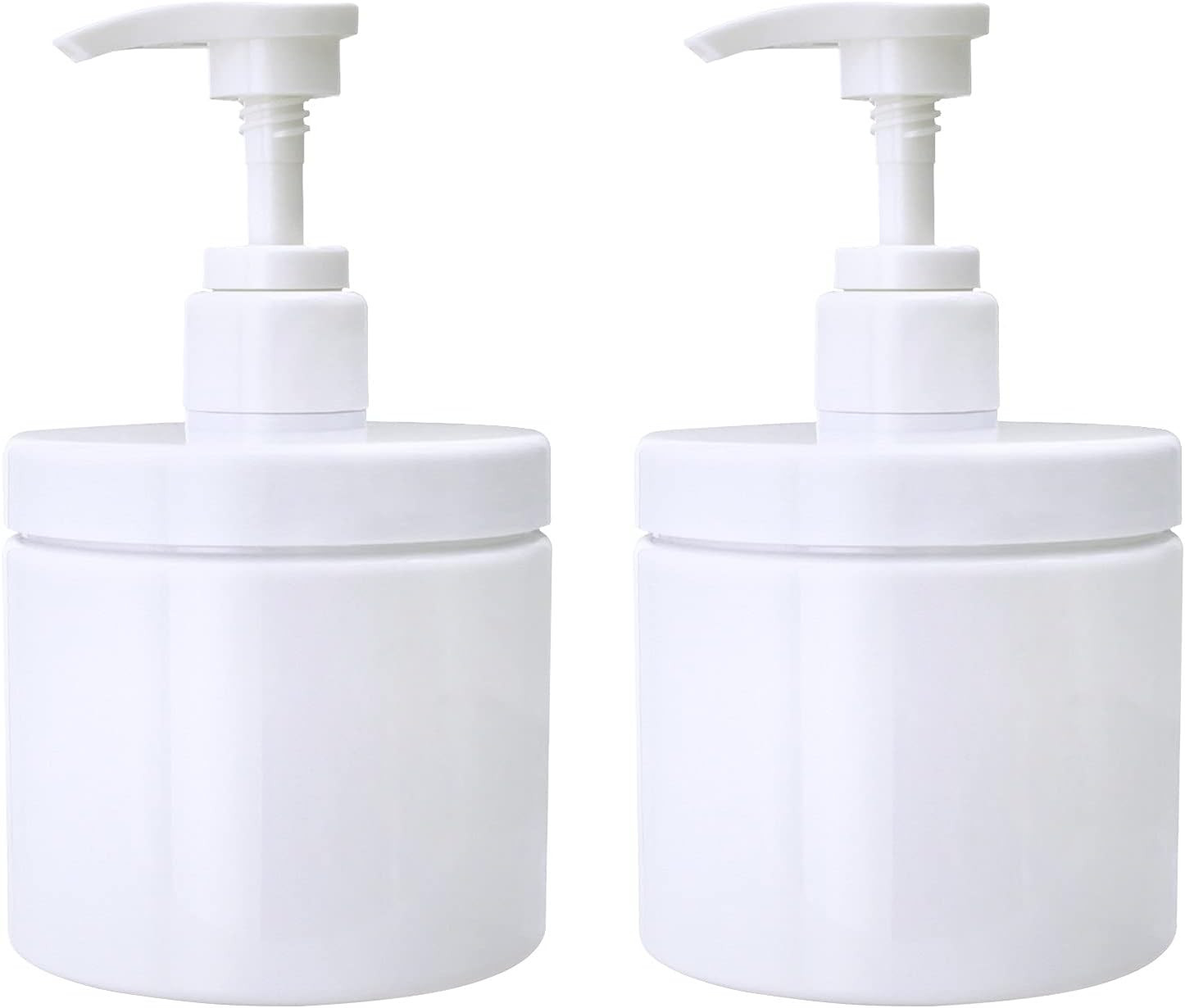 Pump Bottle Dispenser Plastic Pump Bottles Refillable Bottles Wide Mouth Jar Sty