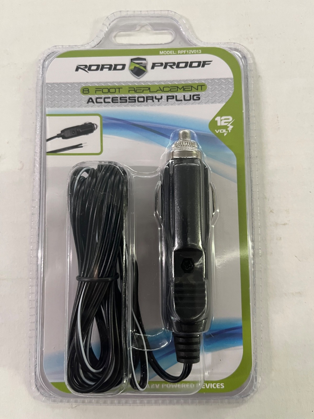 Road Proof 12v RPF12V013 Replacement Accessory Plug New In Sealed Package