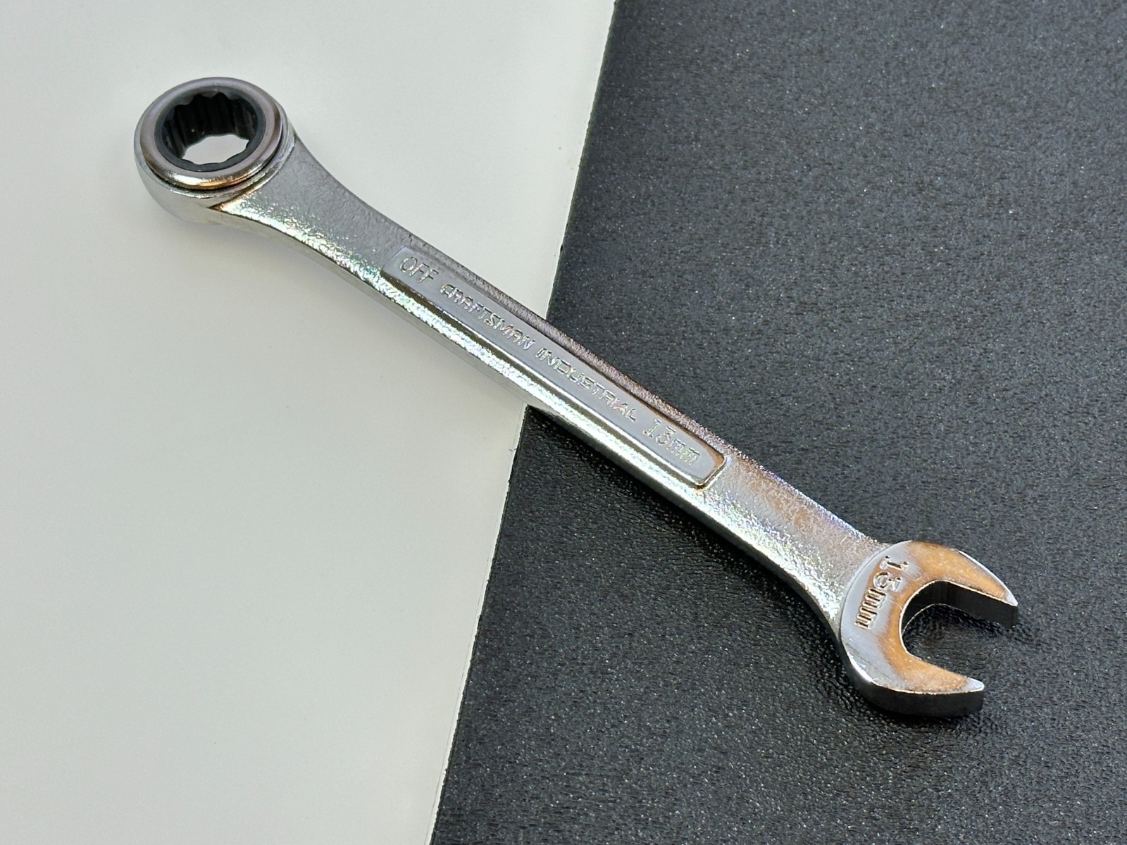 Craftsman INDUSTRIAL USA 24593 Metric 13mm Ratcheting Combination Wrench NEW NOS