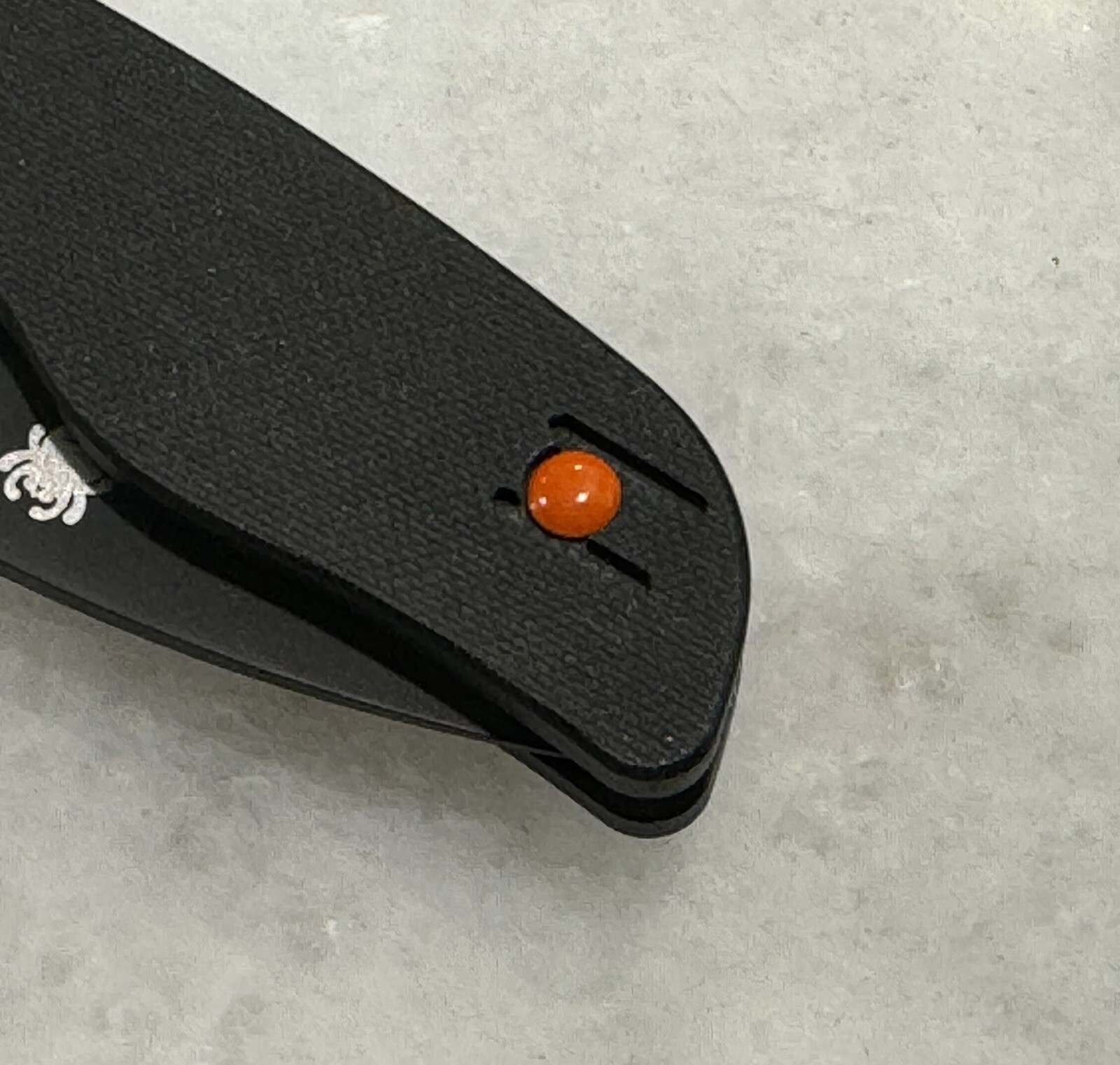 Orange Stainless Barrel Nut & Screw For Lil’ Native Compression Lock Knife Clip