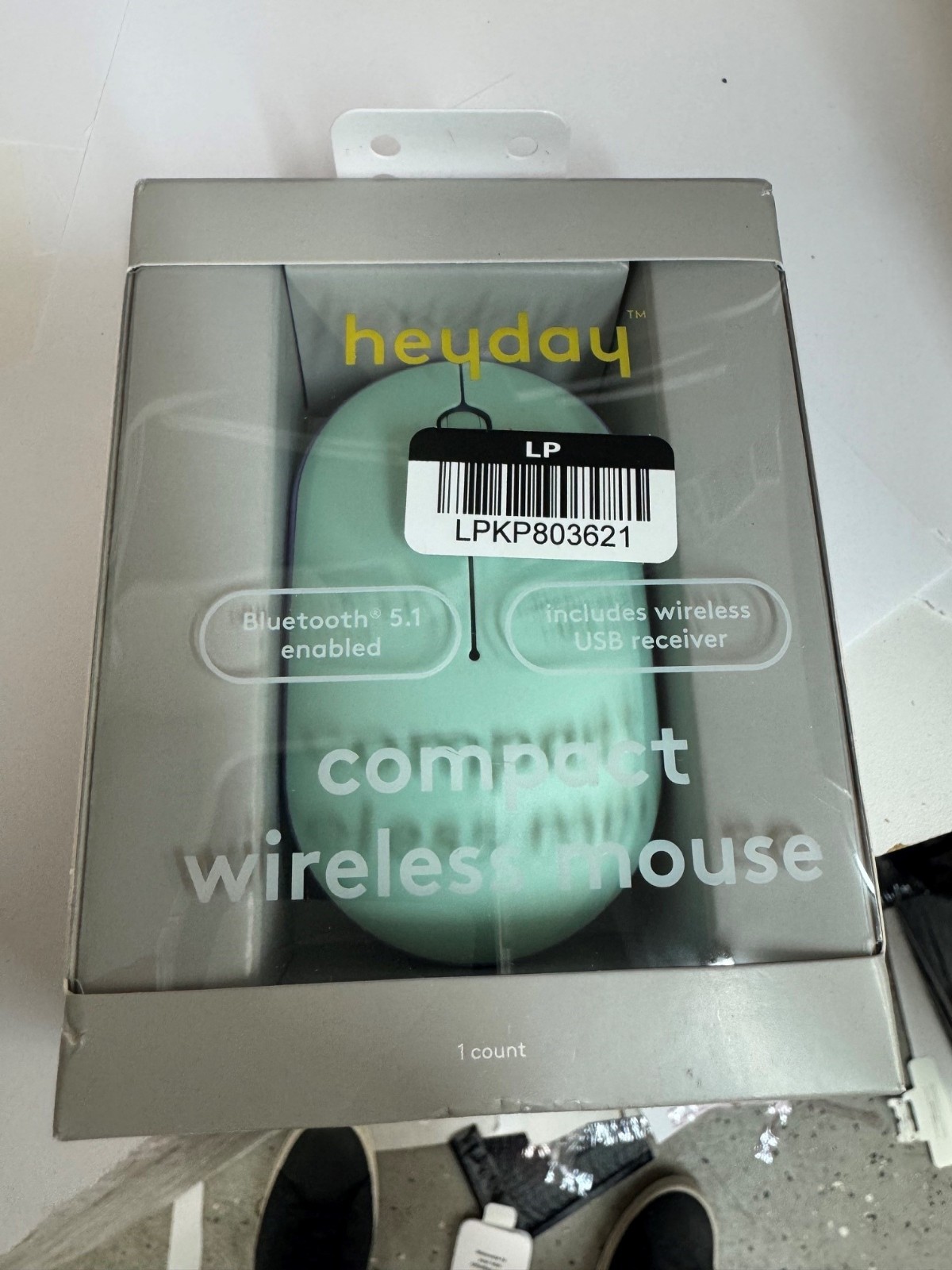 Heyday compact wireless mouse - new unopened box  Teal