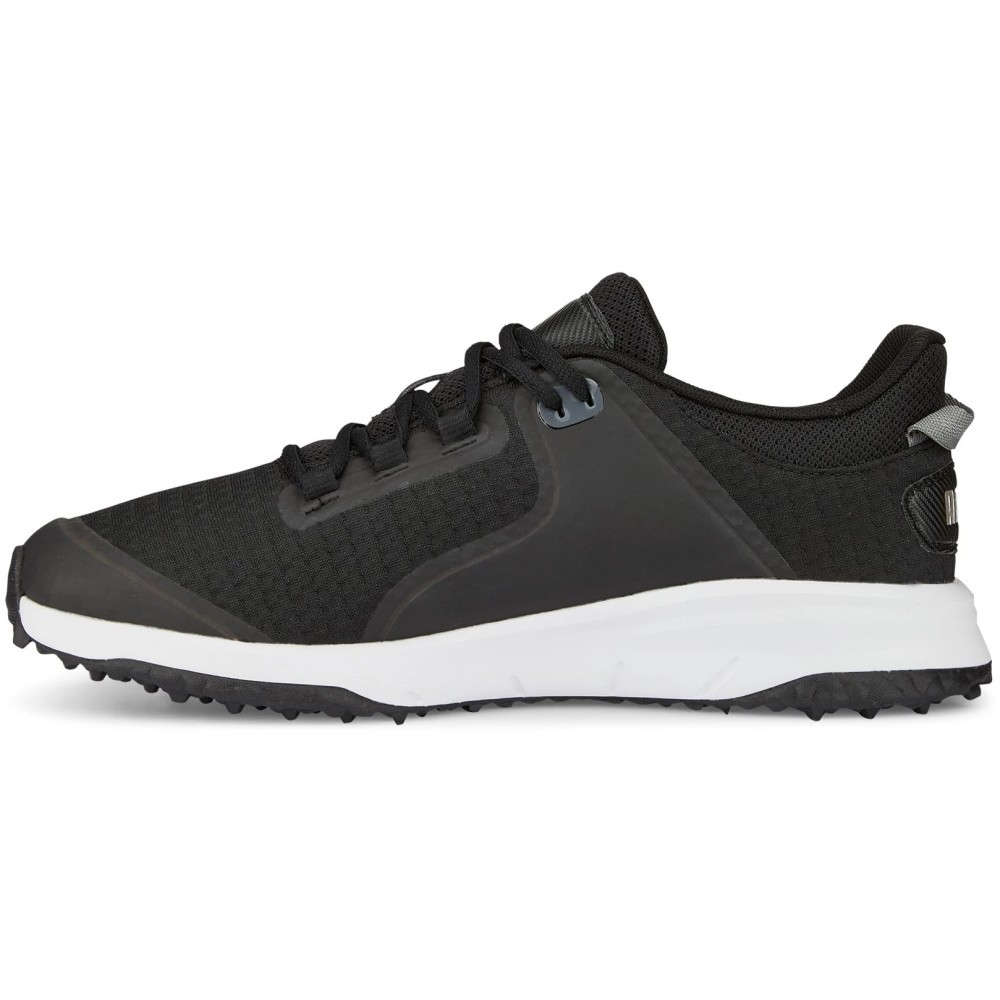 NEW Men's Puma Fusion Grip Golf Shoes Black/Silver - Pick Size & Width!