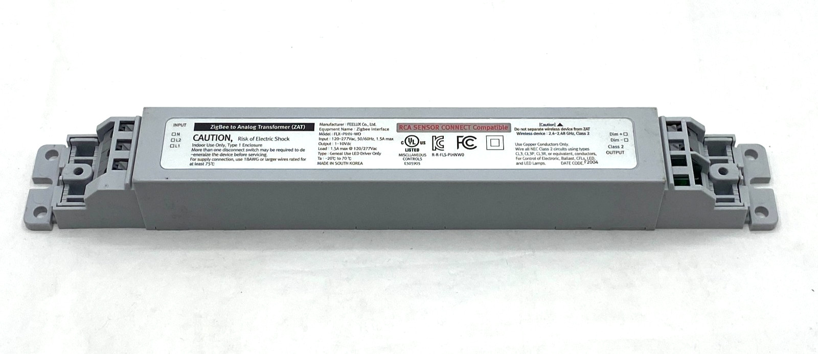 Feelux FLX-PIHN-WO ZigBee to Analog Transformer  w/ LG Module 9CM2315WD1