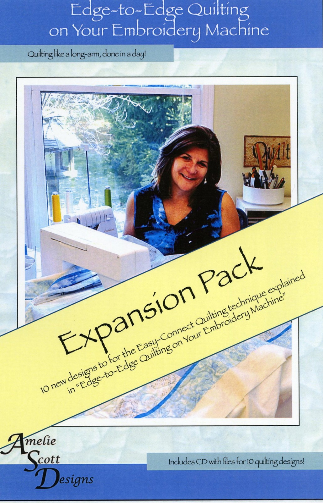 Edge To Edge Quilting On Your Embroidery Machine Expanded Pack Of Different Desi