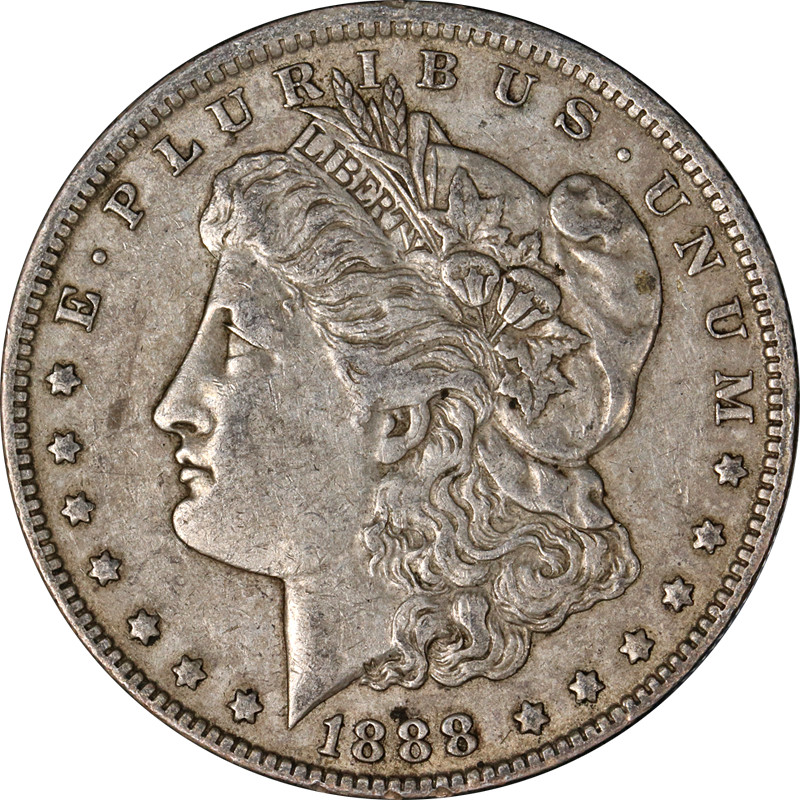 1888-O Morgan Silver Dollar Nicely Circulated - Great Set Builder - STOCK