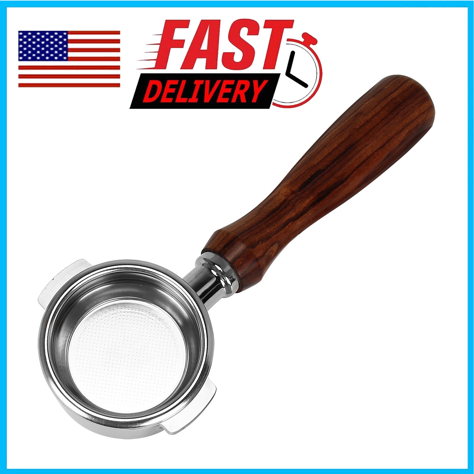 58mm Espresso Portafilter Single Spout For E61 Machine Bezzera Brasilia Grimac