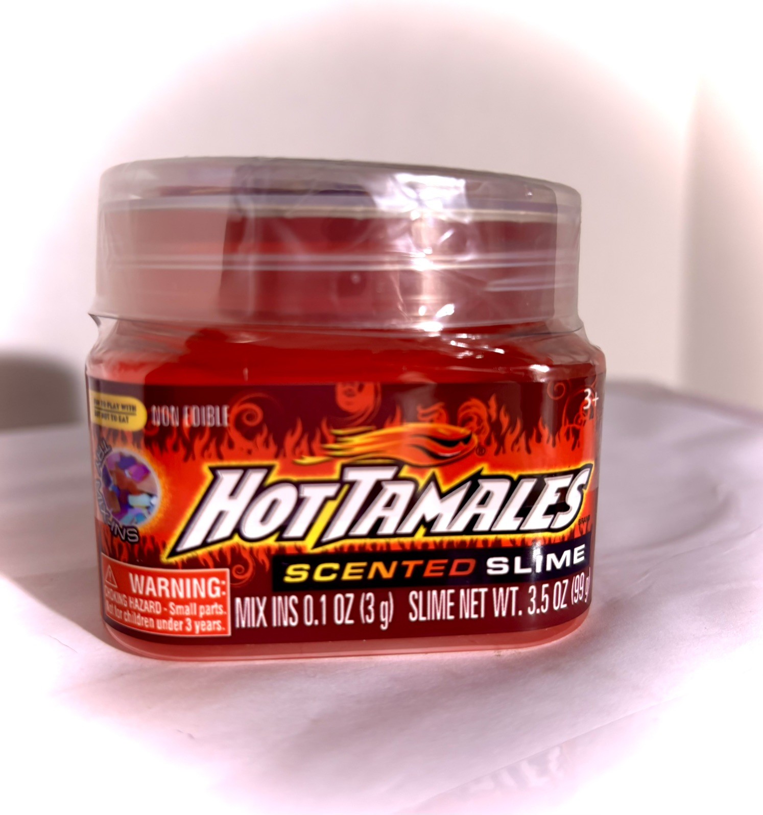 Hot Tamales scented Slime With Mix ins 3.5oz