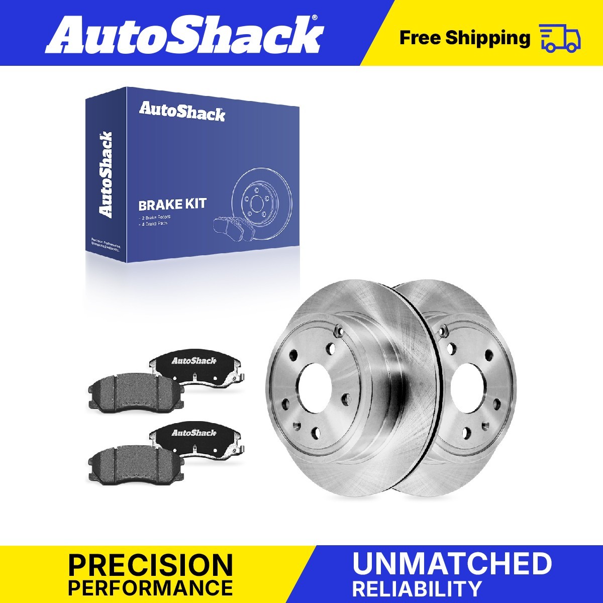 Rear Brake Rotors Ceramic Pads for 2010-2017 Chevrolet Equinox