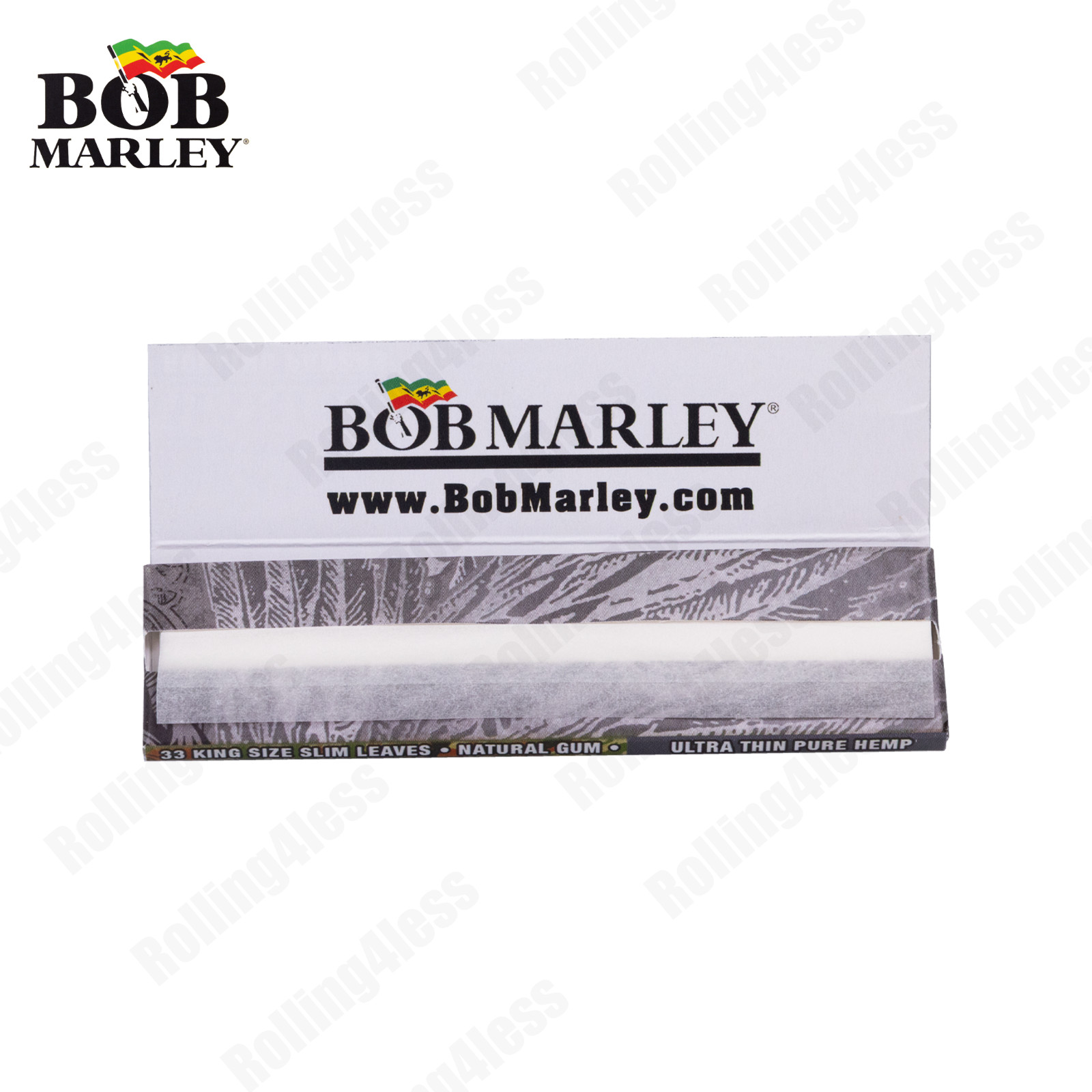 Bob Marley Ultra Thin King Size Rolling Papers Authentic | 10 Packs Deal