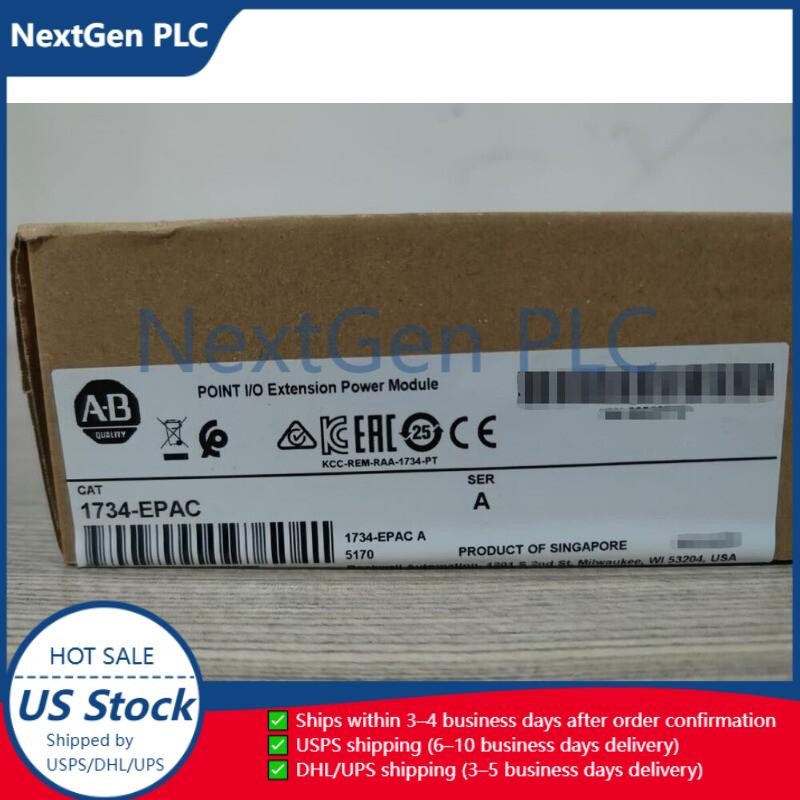 1734-EPAC Allen Bradley Point I/O Extension Power Module 1734EPAC US Free Tax