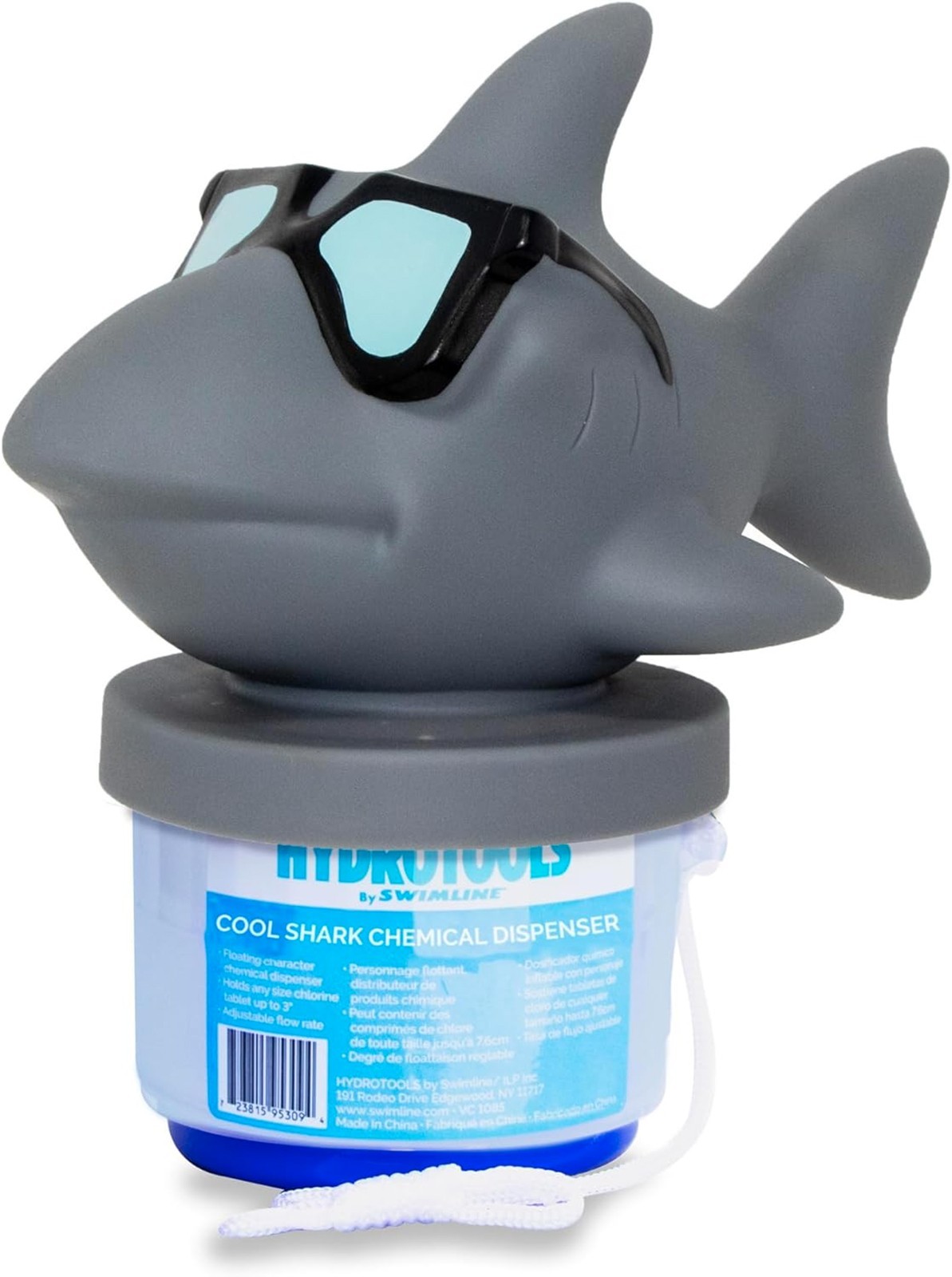 Swimline Hydrotools Cool Shark Collapsible Floating Chlorine Dispenser - 87271