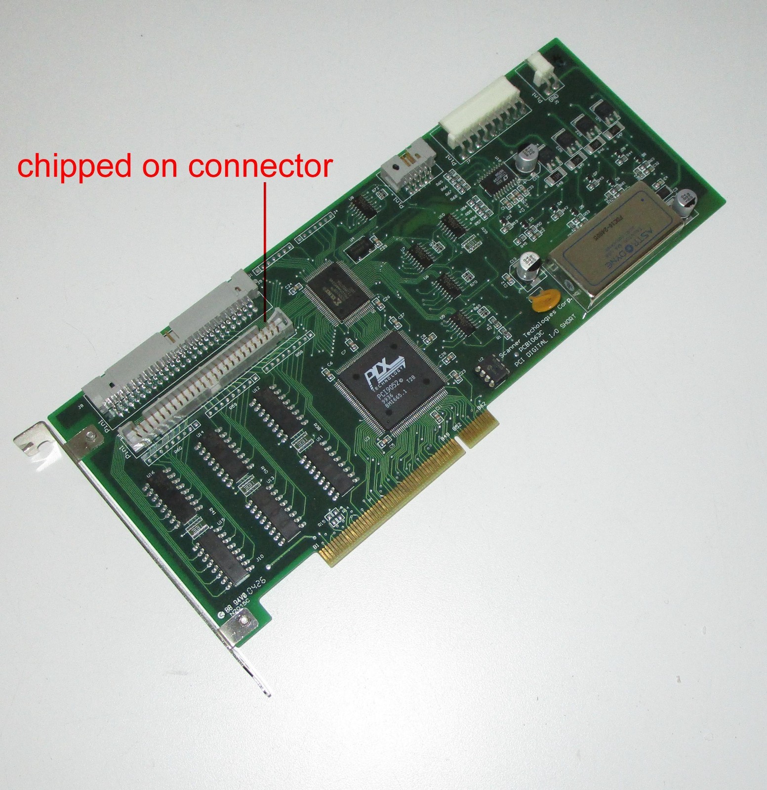 Scanner technologies PCB1063C PCI digital I/O short