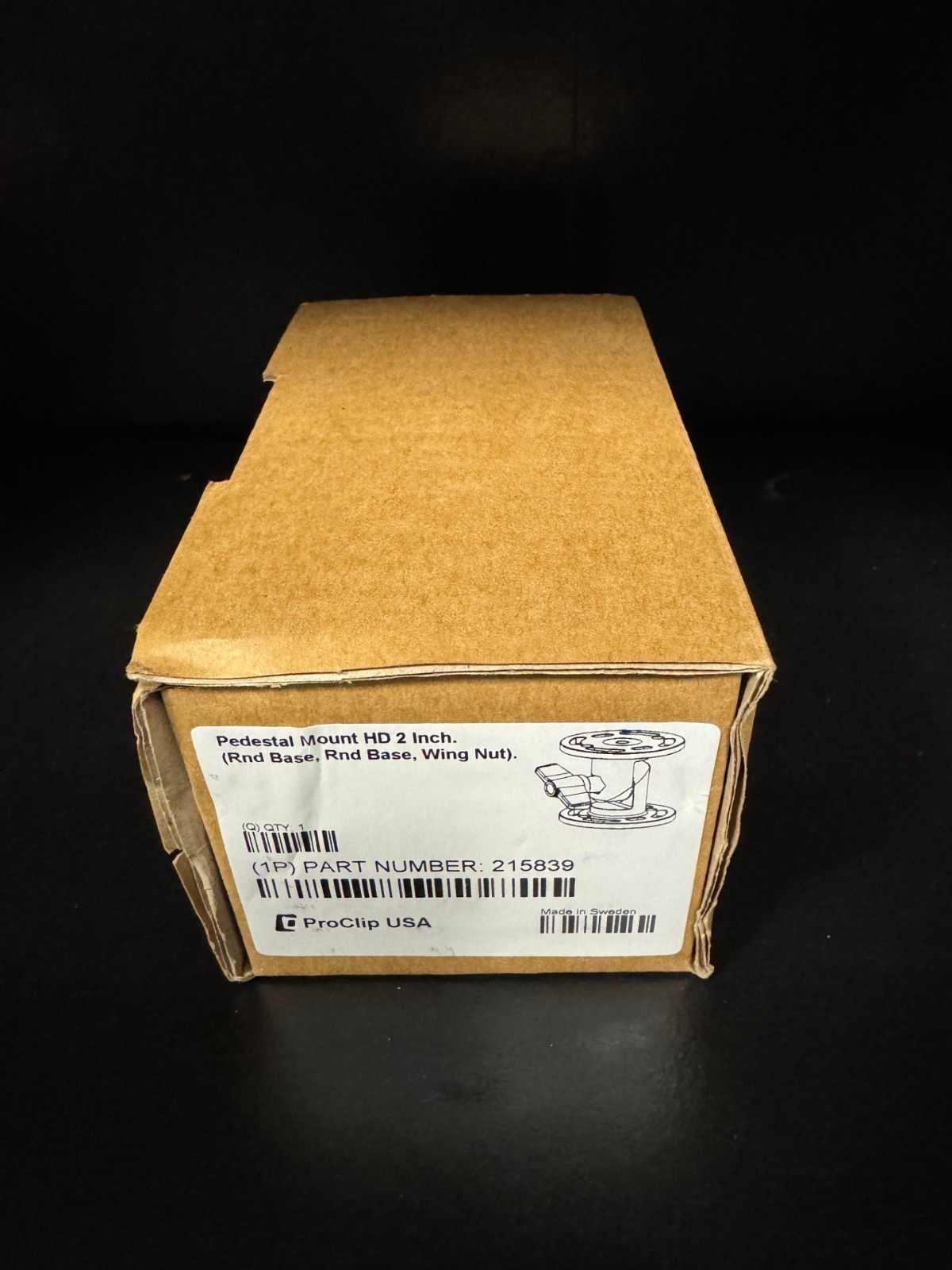 ProClip USA 215839 MOUNT HD 2 INCH ROUND BASE