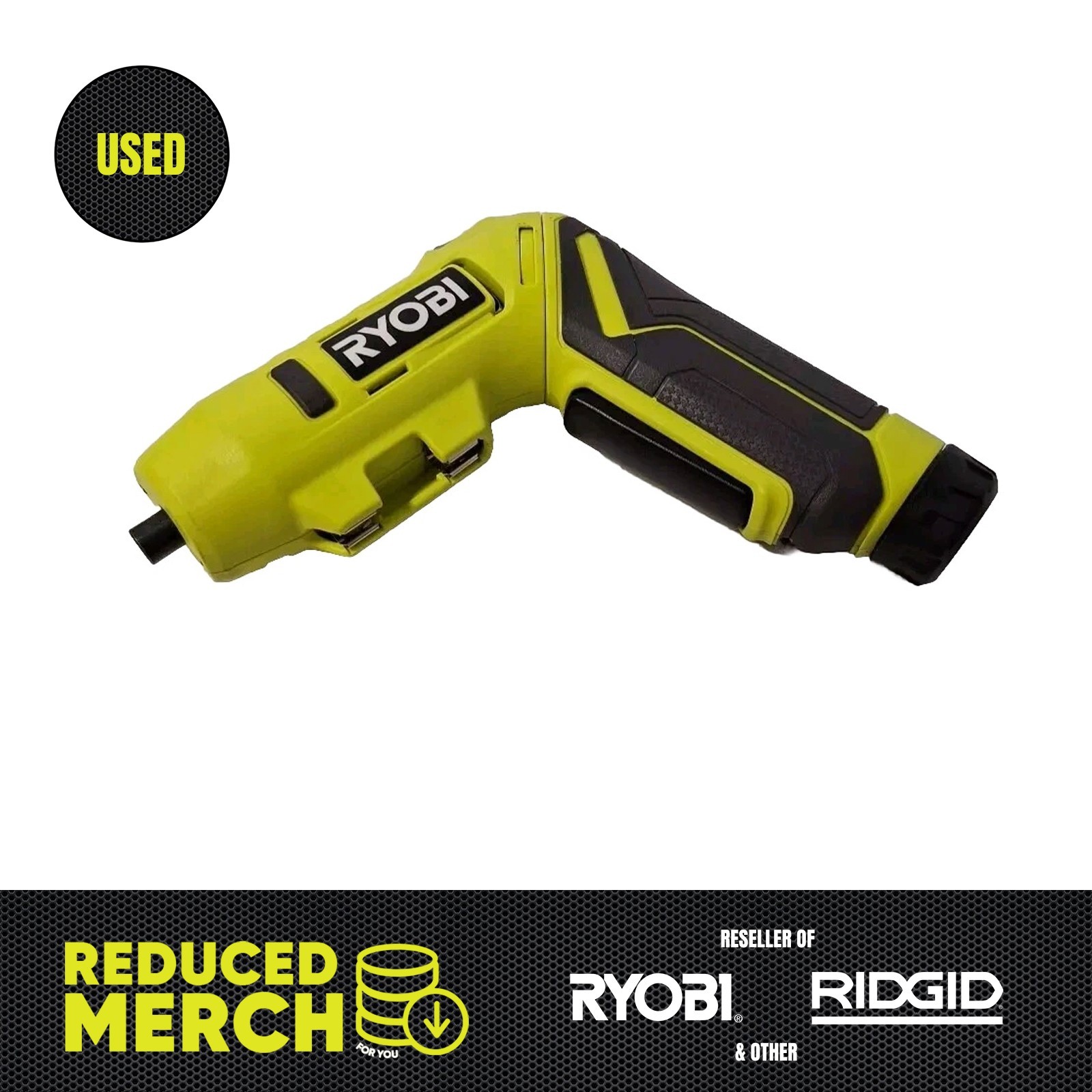 Ryobi USB 4-Volt Lithium Screwdriver With Pivoting Head FVD50 Z3