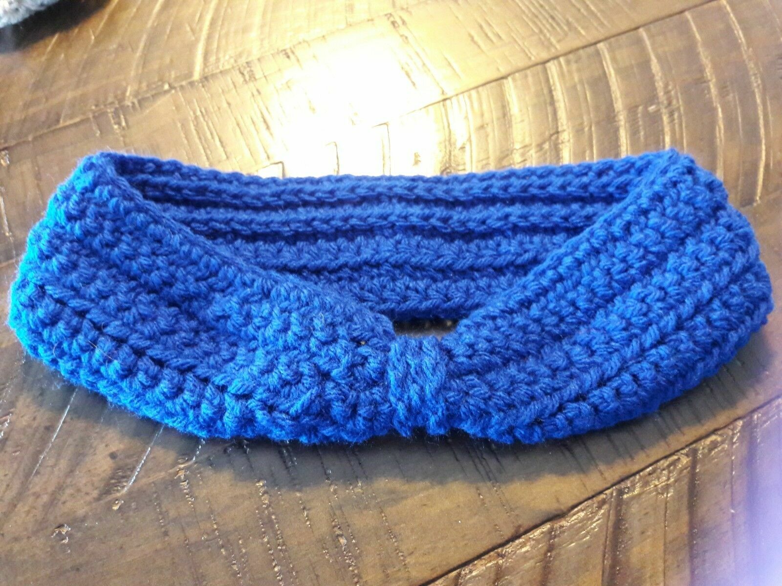 NEW  Crochet Head Band Ear Warmer Handmade Faux Knot Winter Women Ear Warmer