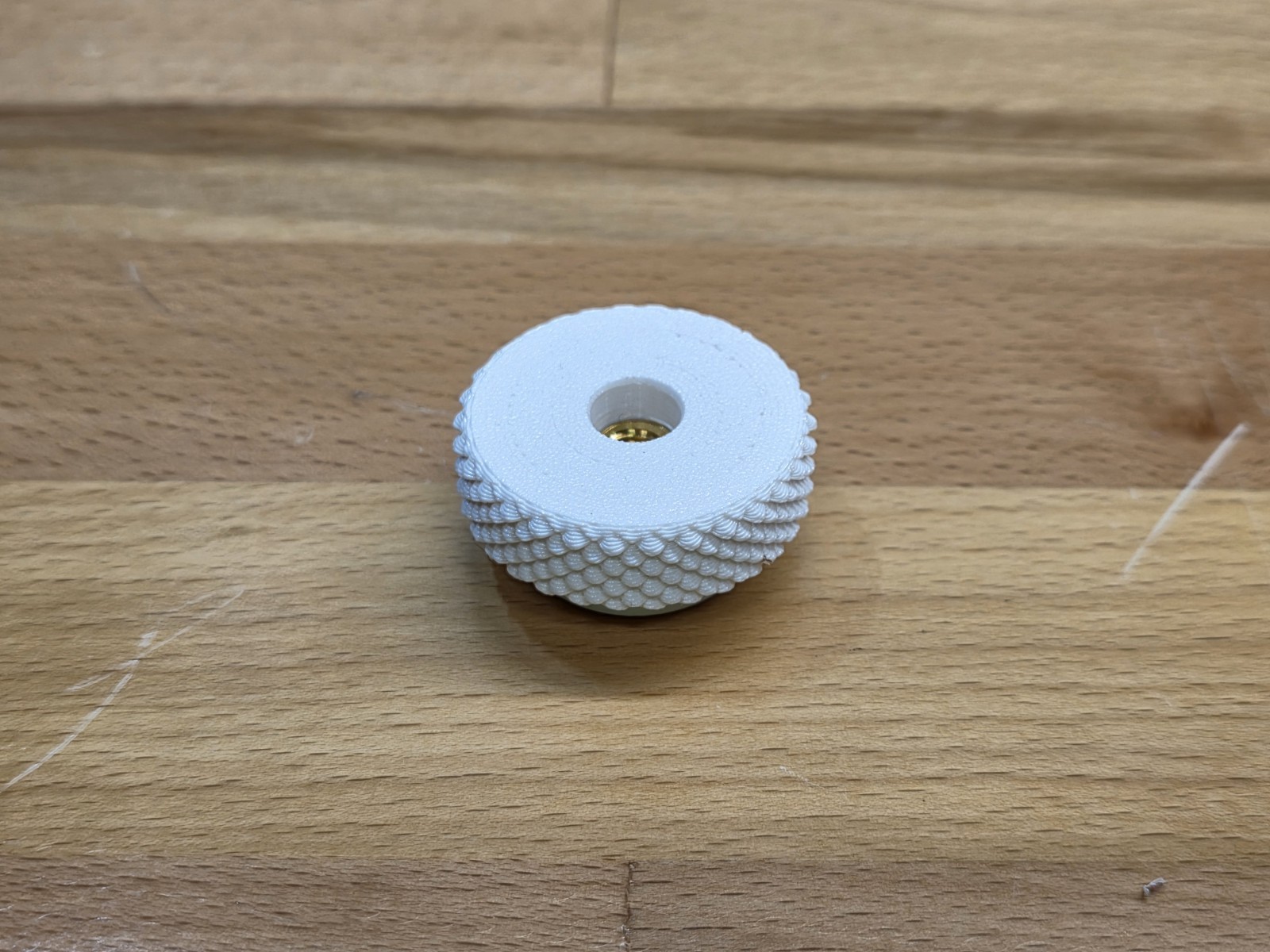 WHITE Air Cleaner Nut 1/4" Stud - Heat Chemical Impact Resistant