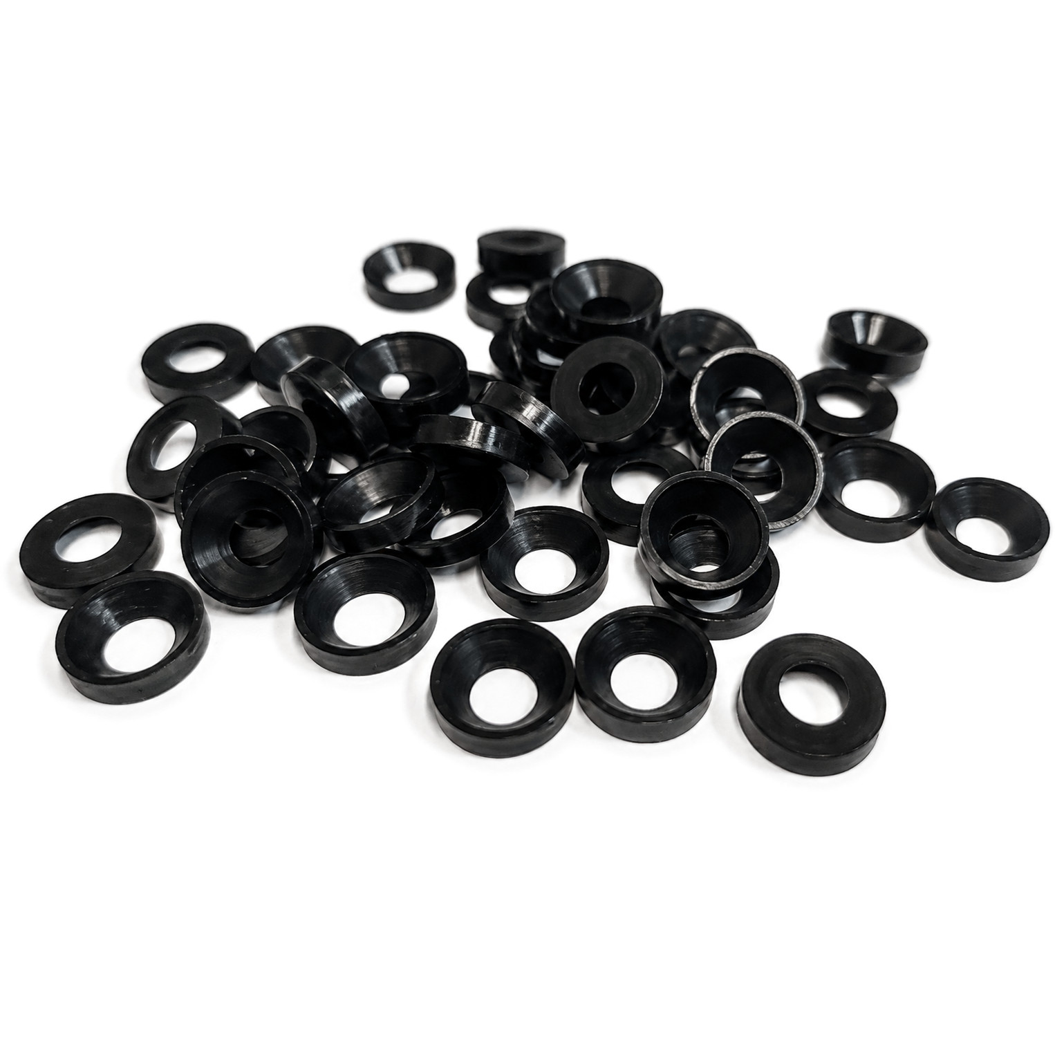 10 Pack - 12-24 Rack Mount Cage Nuts, Screws, & Washers Square Clips Server