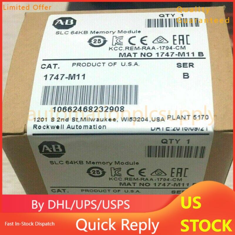 New Factory Sealed 1747-M11 SLC 500 Eeprom Memory Module 1747M11 Fast Shipping