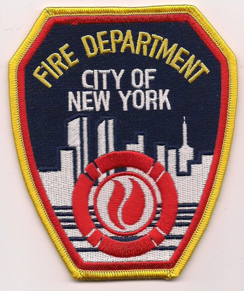 City of New York Fire Department - FDNY, NY (4" x 4.5" size) fire patch