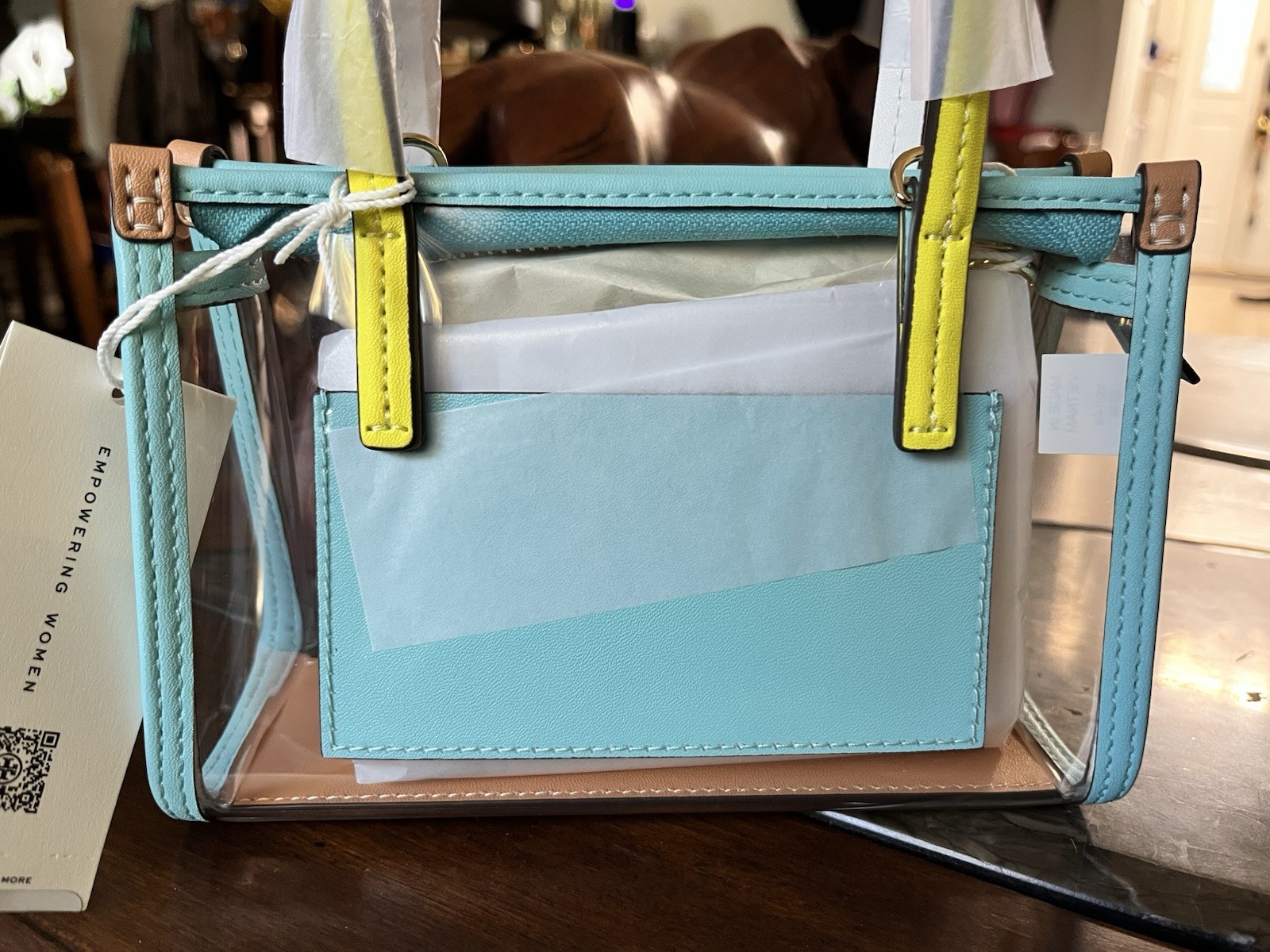 Tory Burch Blake Clear Mini Tote